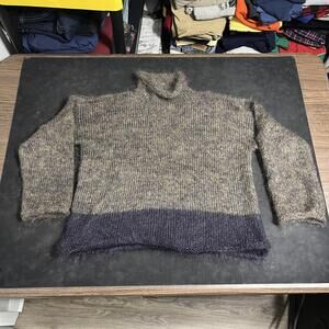 Barbara Wells Studio Sweater Womens‎ Medium 70s Mohair Turtleneck Knit Pullover